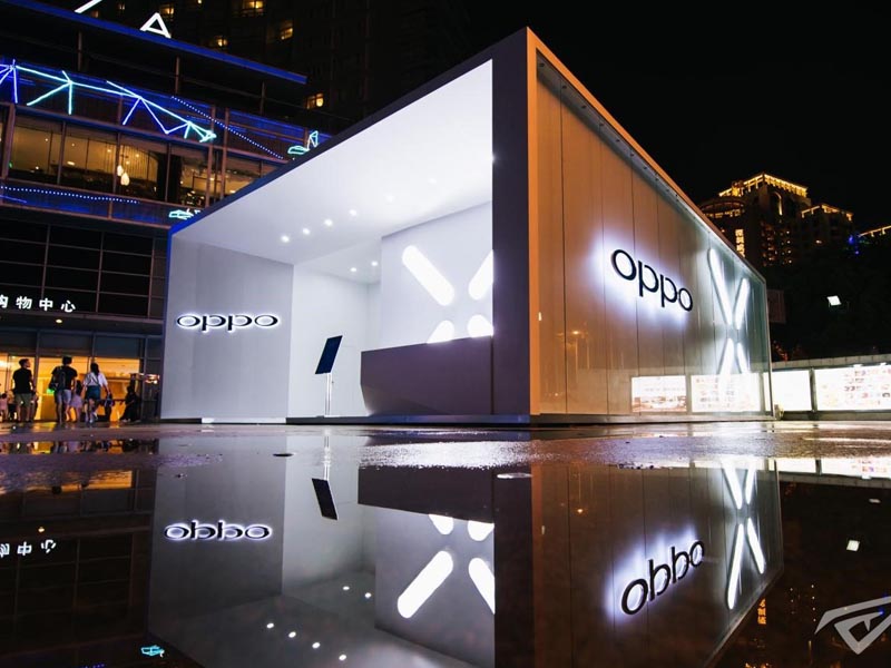 oppo find x深圳地標—快閃店設計